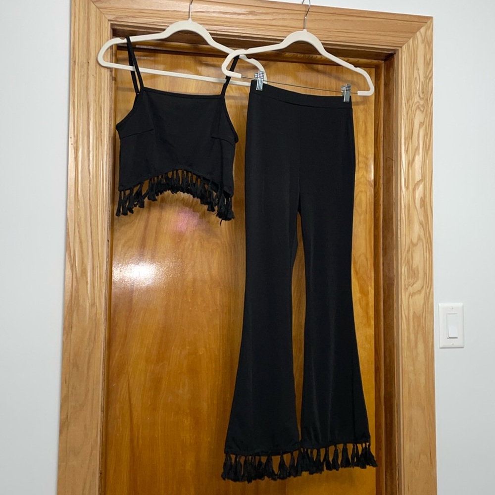 Black Tassel Set 🖤 NWOT